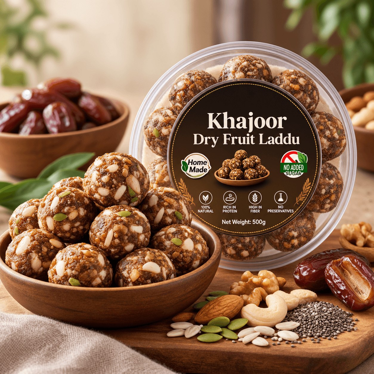 Khajoor Dry Fruit Laddu